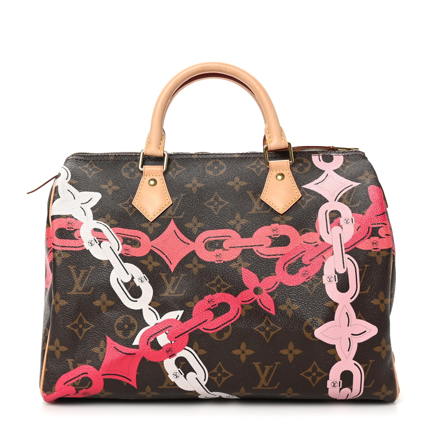 Monogram Bay Speedy 30 Rose Ballerine Poppy