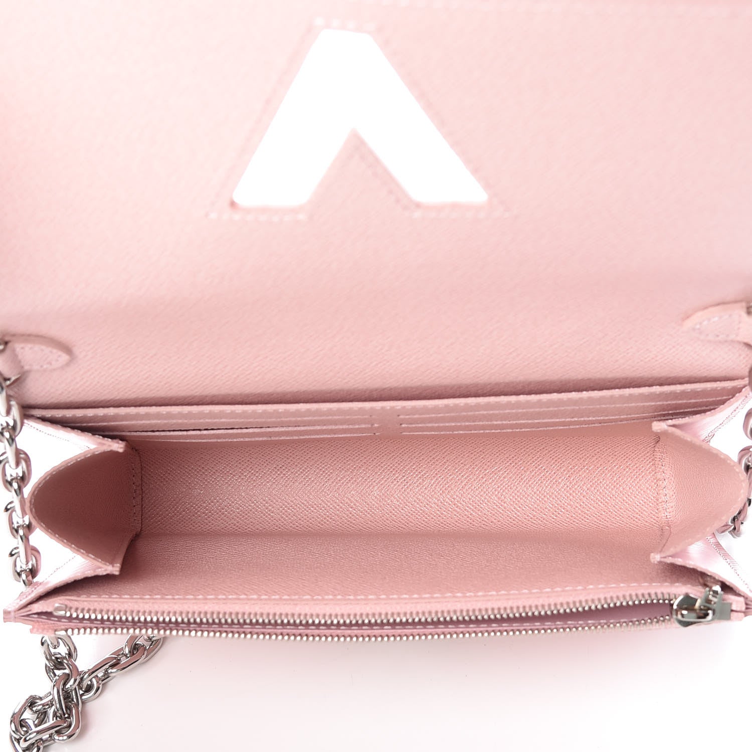 Louis Vuitton Epi Twist Chain Wallet Rose Ballerine 6 of 9