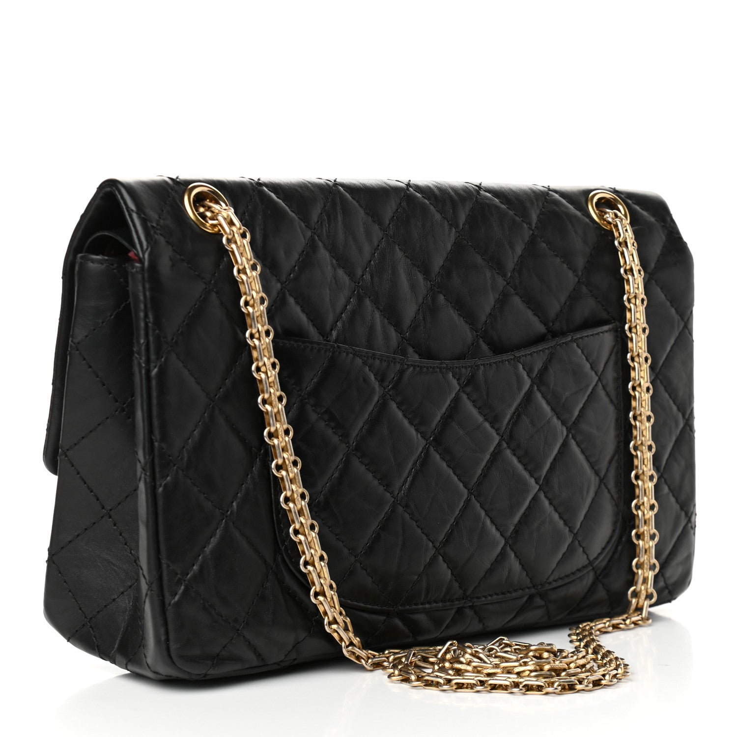 Chanel Aged Calfskin Quilted 2.55 Reissue 226 Flap Black 2 of 10