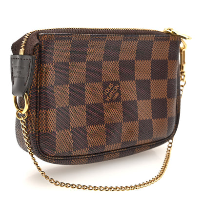Louis Vuitton Damier Ebene Mini Pochette Accessories 3 of 8