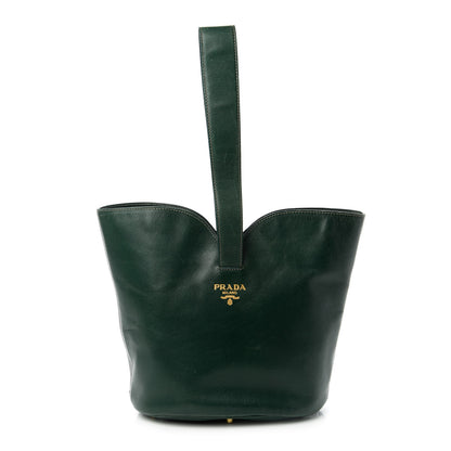 Prada Saffiano Bucket Bag Biliardo 1 of 9