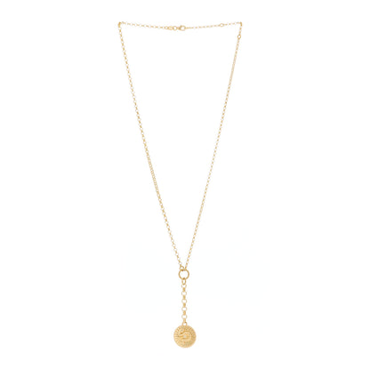 Foundrae 18K Yellow Gold Diamond Wholeness Small Mixed Belcher Chain Necklace 2 of 6