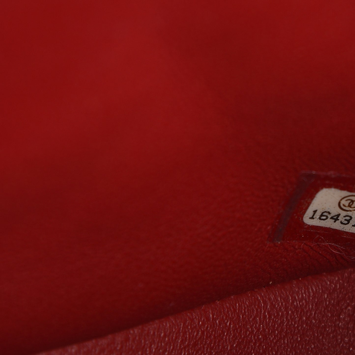 Caviar Quilted Mini Square Flap Red