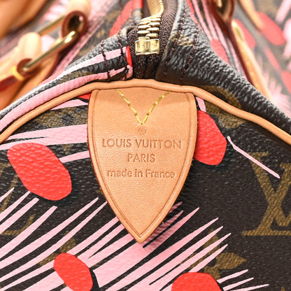 Louis Vuitton Monogram Jungle Dots Speedy 30 Sugar Pink Poppy 7 of 10
