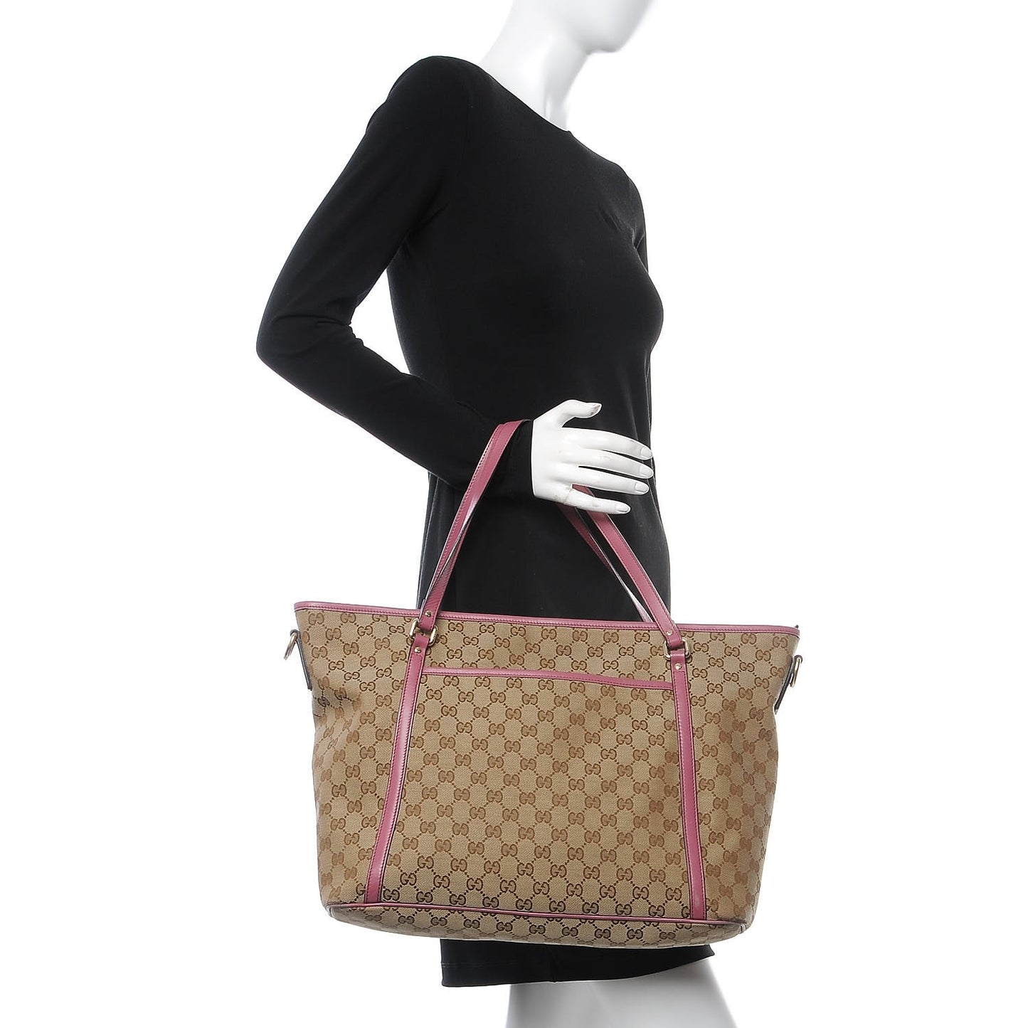 GG Monogram Medium Joy Tote Peonia Flower