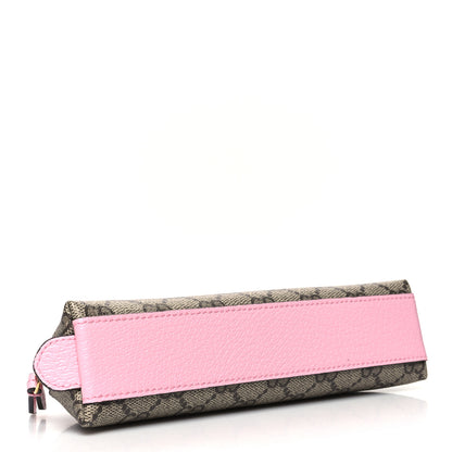 Gucci X DISNEY GG Supreme Monogram Daisy Duck Pencil Case Pink 4 of 10