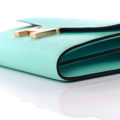 Hermes Epsom Constance Wallet To Go Bleu Atoll 5 of 8