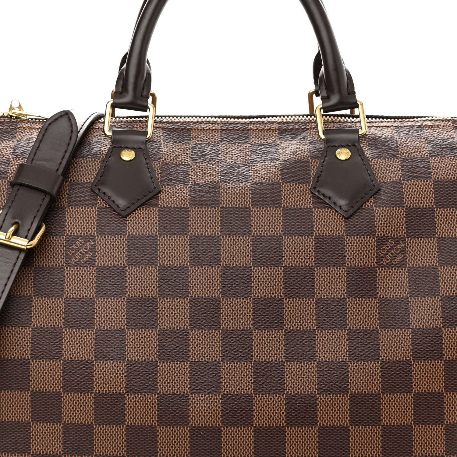Louis Vuitton Damier Ebene Speedy Bandouliere 30 9 of 12