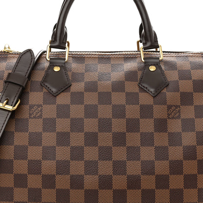 Louis Vuitton Damier Ebene Speedy Bandouliere 30 9 of 12