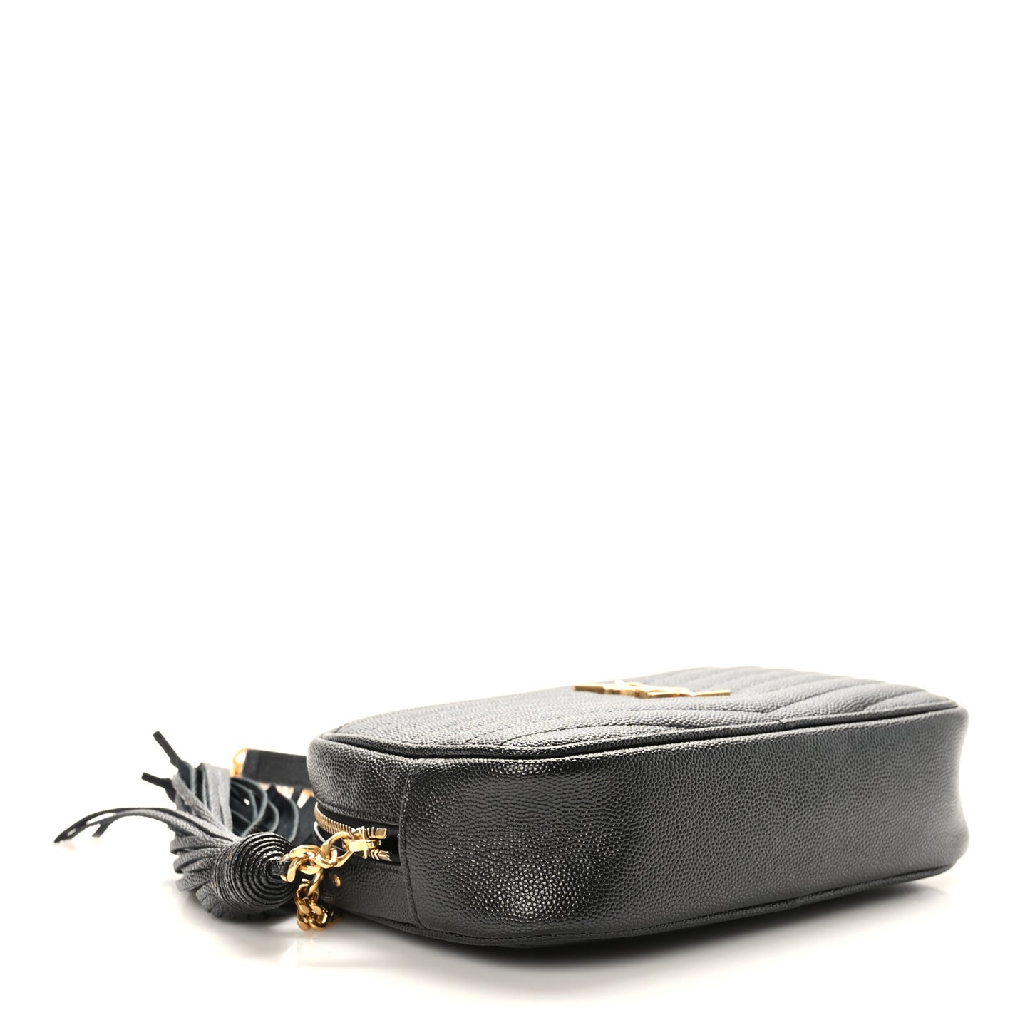 Grain De Poudre Matelasse Monogram Mini Lou Camera Bag Black