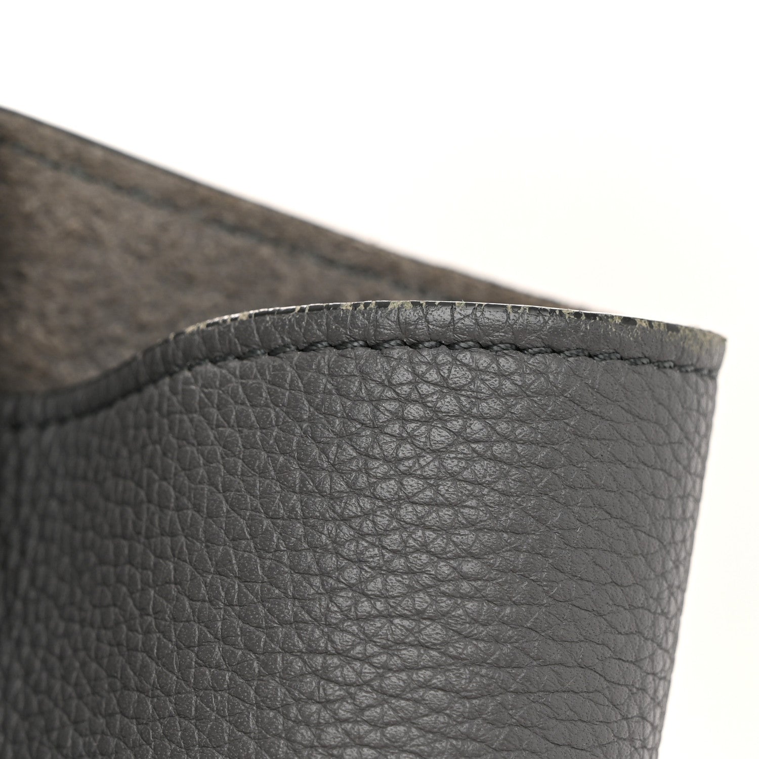 Celine Baby Drummed Calfskin Micro Luggage Kohl 11 of 17