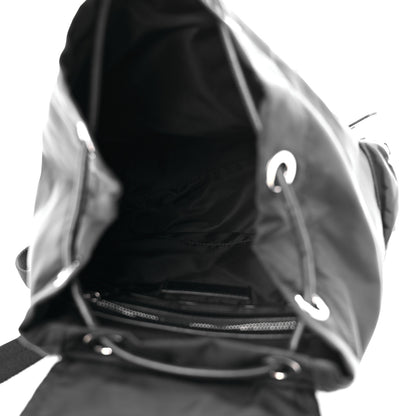 Burberry Nylon Logo Print Medium Rucksack Backpack Black 4 of 8