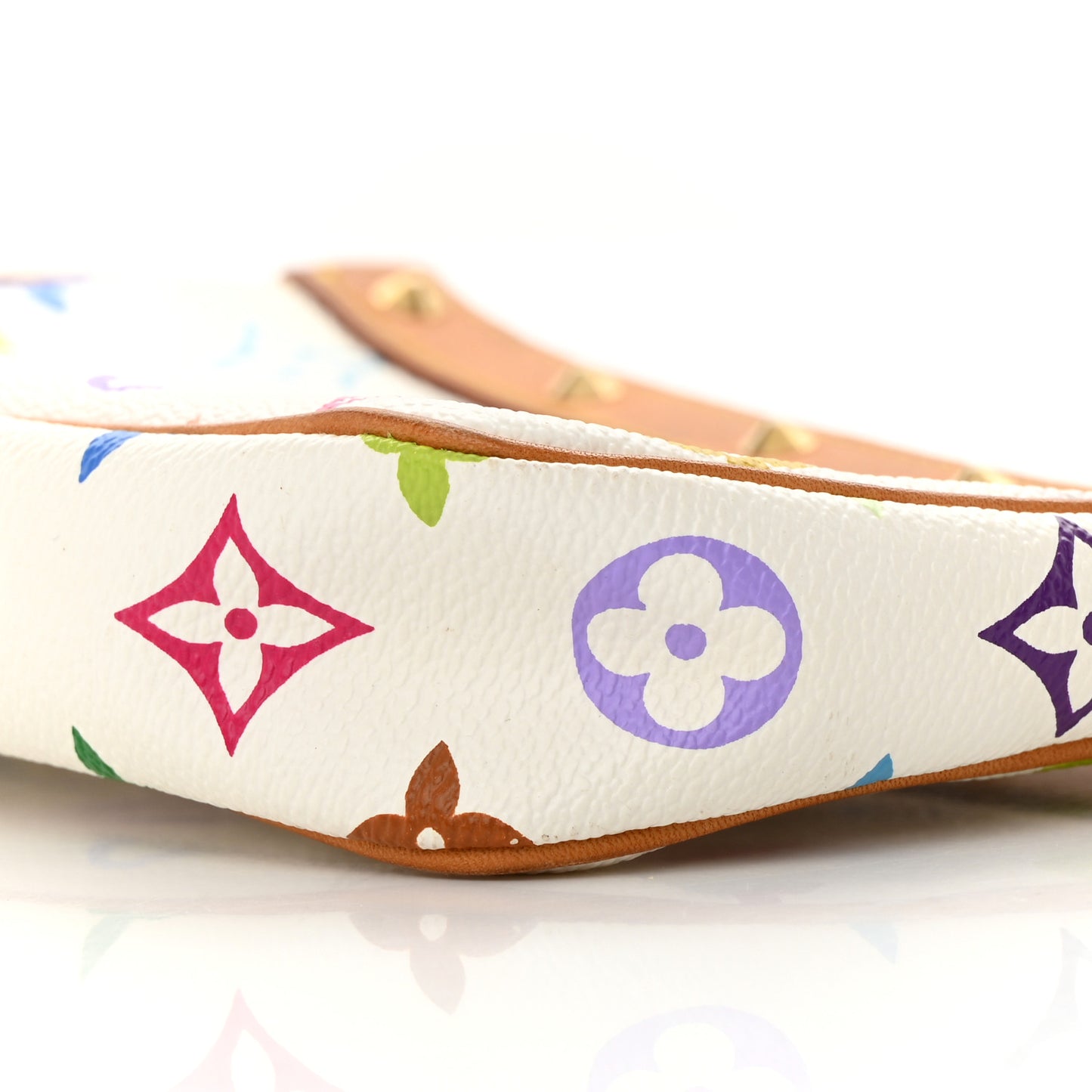 Monogram Multicolor Pochette Accessories White