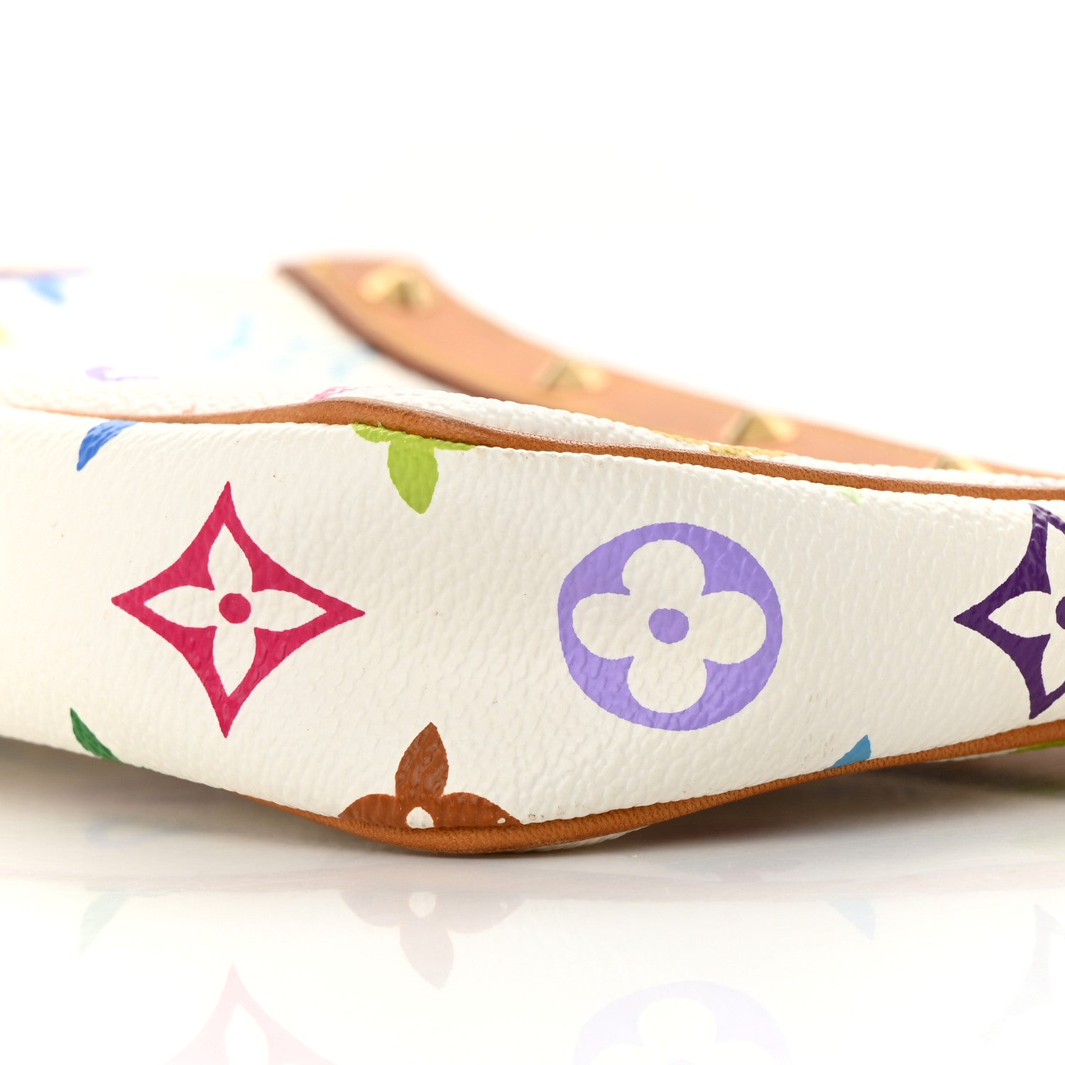 Louis Vuitton Monogram Multicolor Pochette Accessories White 10 of 13