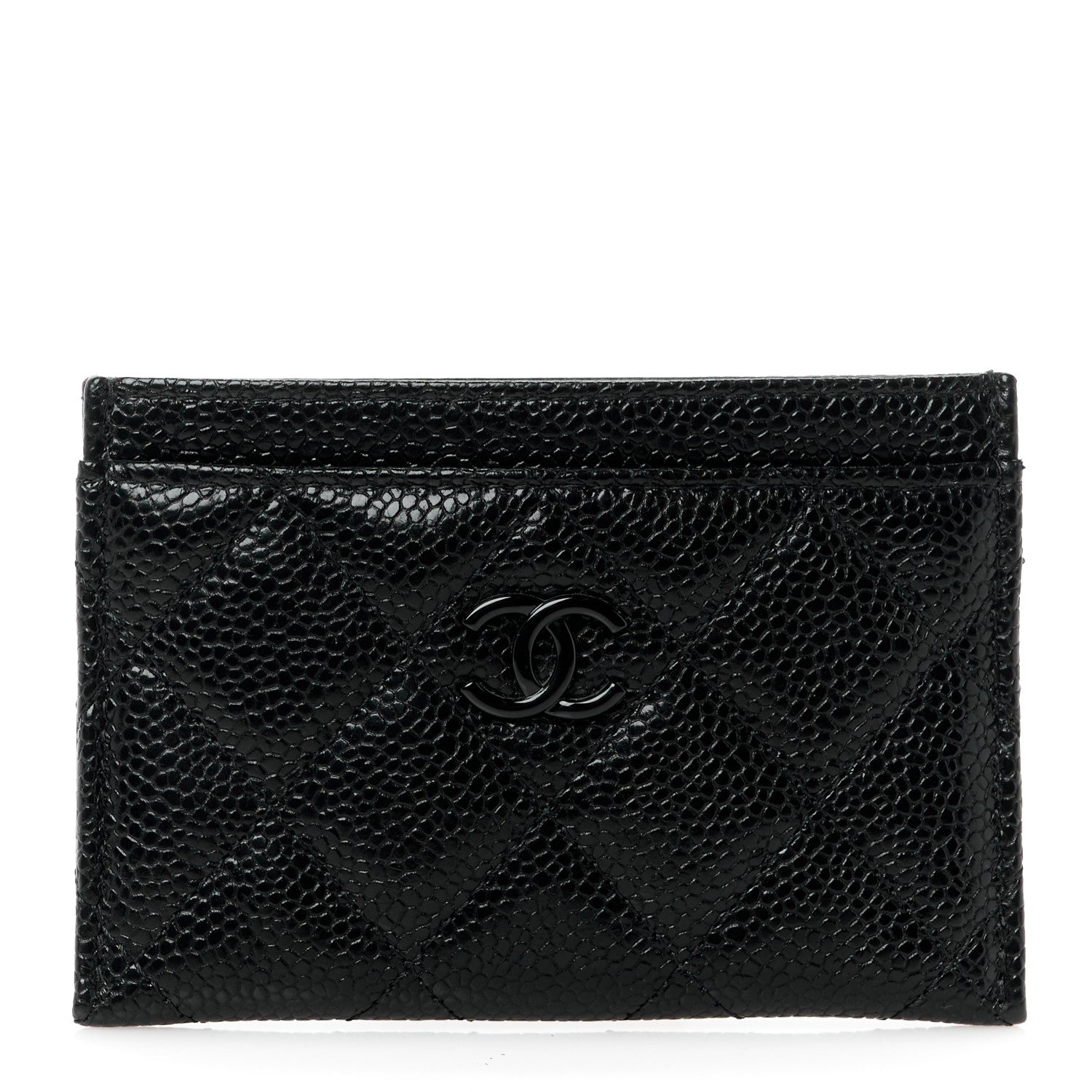 Chanel Caviar Quilted Card Holder Black 1 of 11