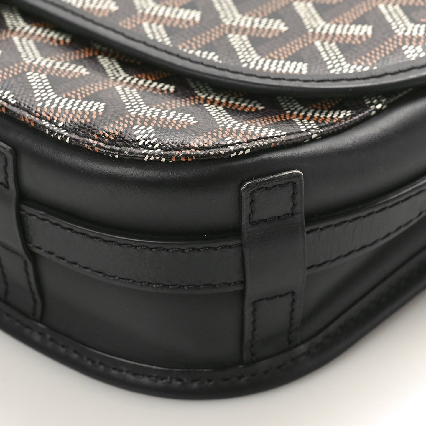 Goyardine Belvedere II PM Messenger Bag Black