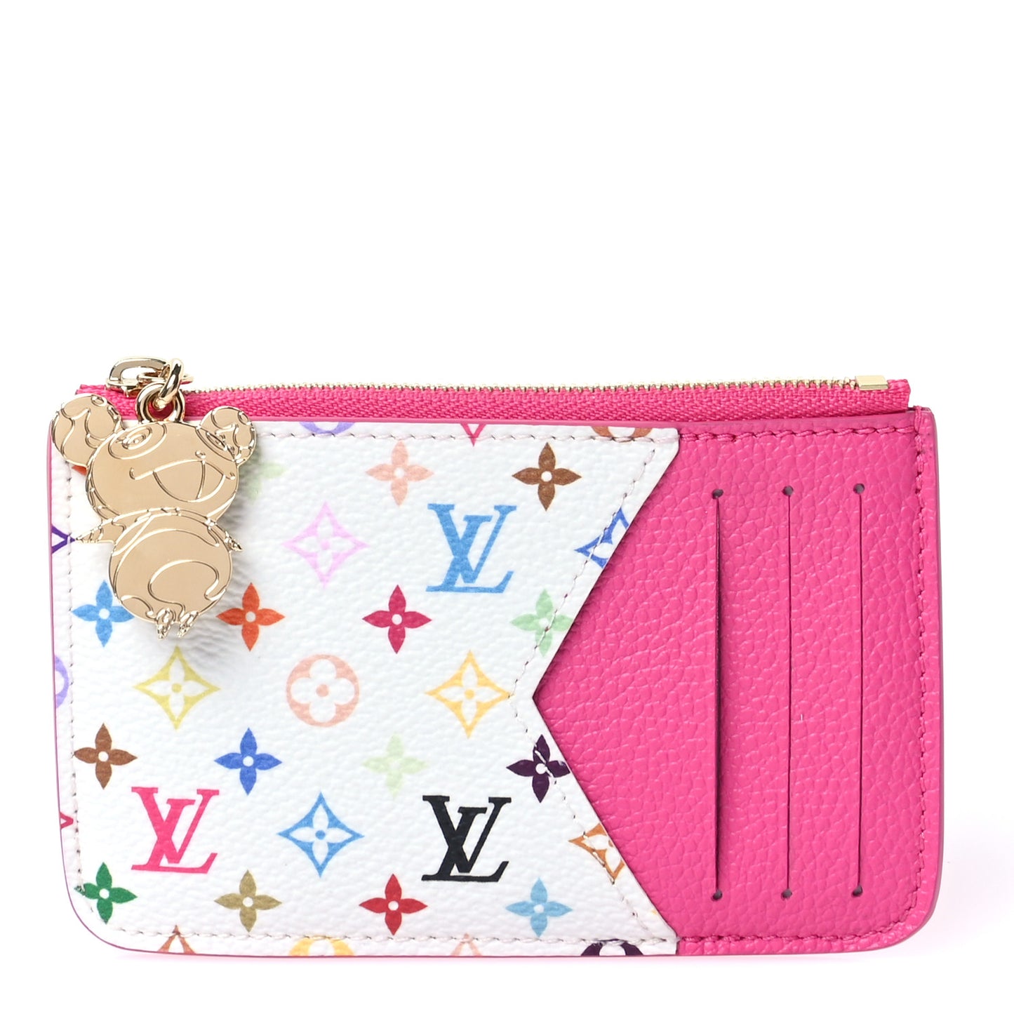 LV X TM Monogram Romy Card Holder Kawaii Pink