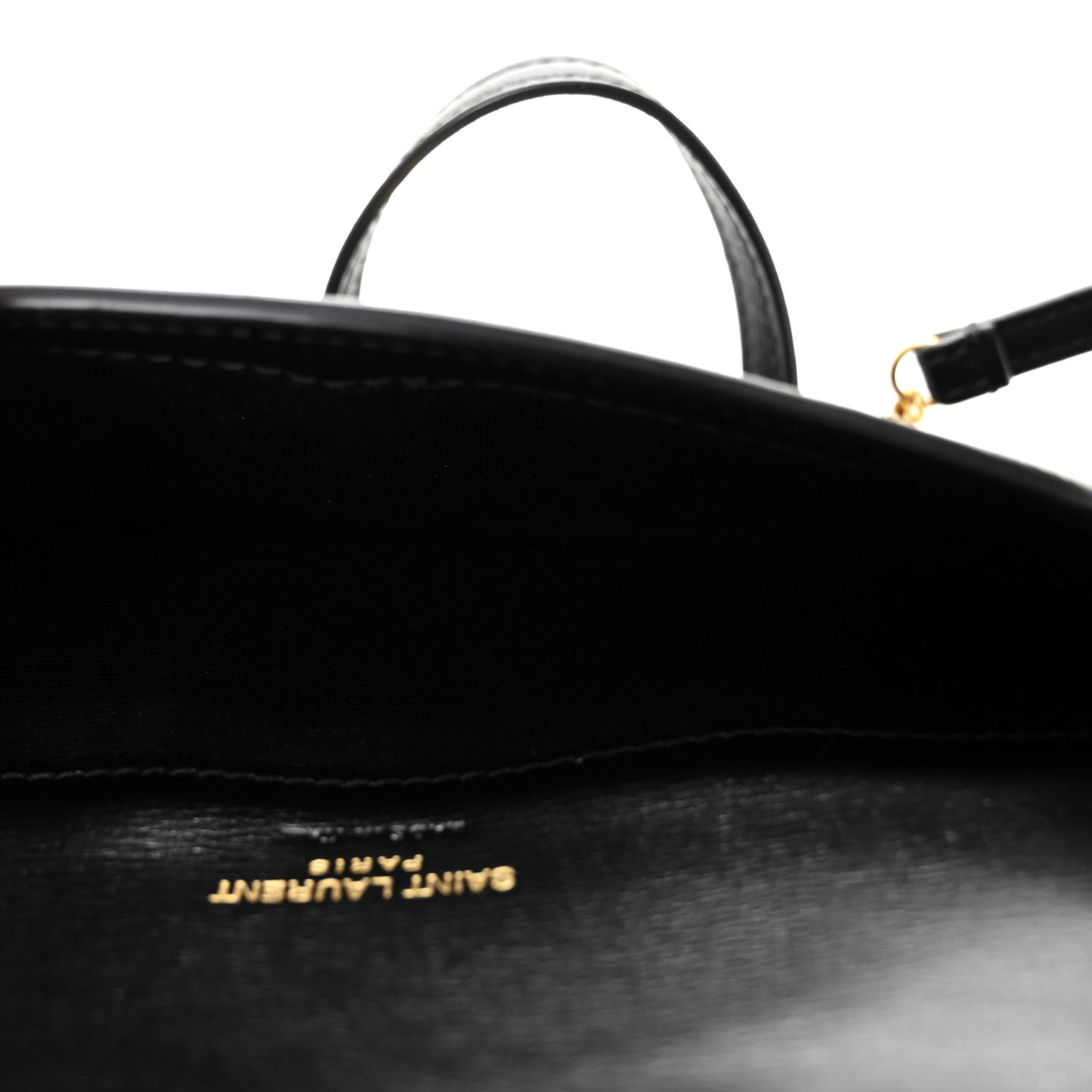 Smooth Calfskin Monogram Phone Holder Crossbody Black