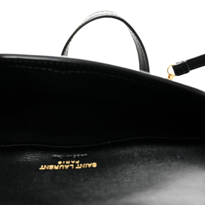 Saint Laurent Smooth Calfskin Monogram Phone Holder Crossbody Black 5 of 10