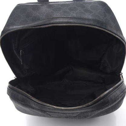 Gucci GG Supreme Monogram Medium Day Backpack Grey Black 5 of 10