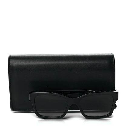 Chanel Acetate Polarized Square Sunglasses 5417 Black 8 of 8