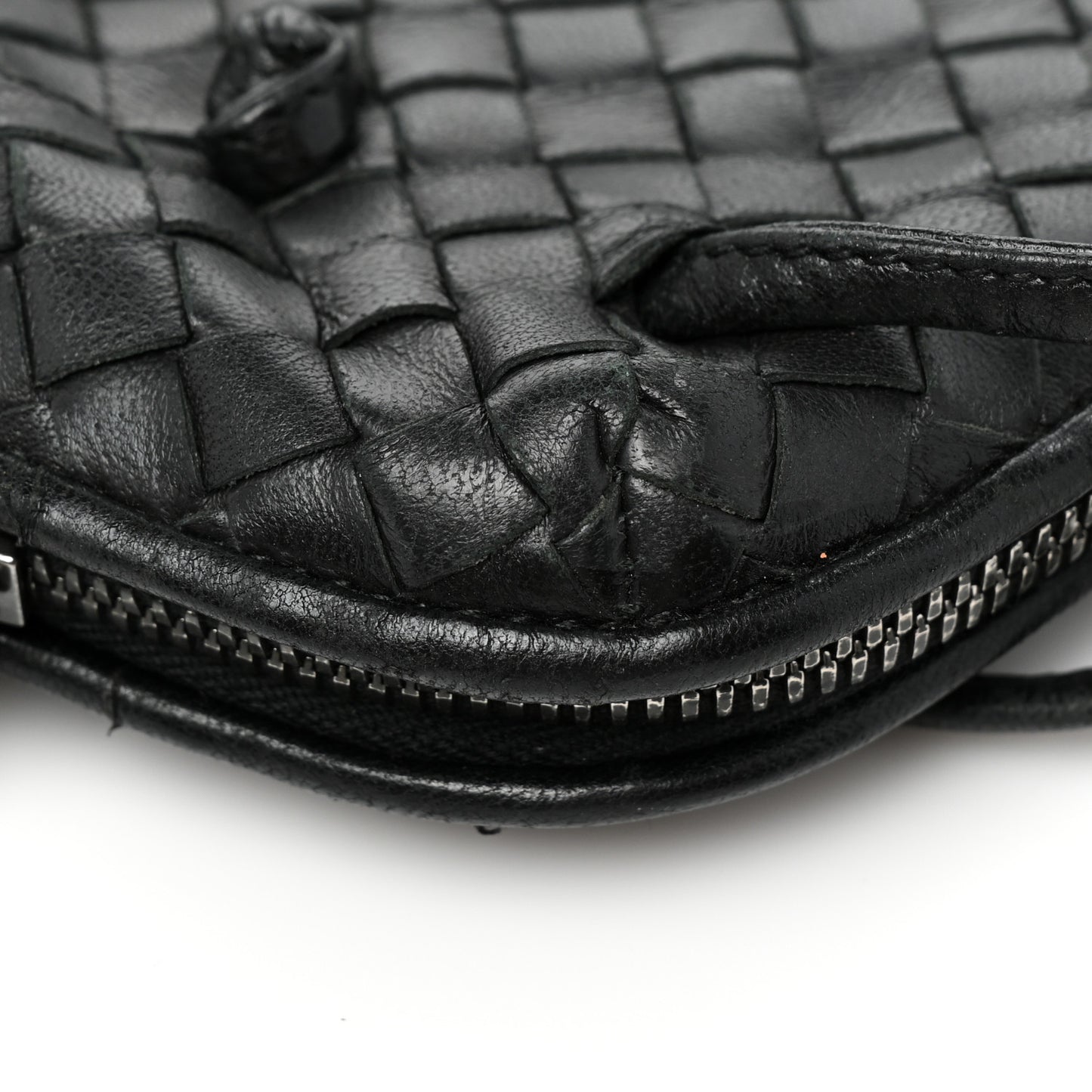 Nappa Intrecciato Nodini Bag Black
