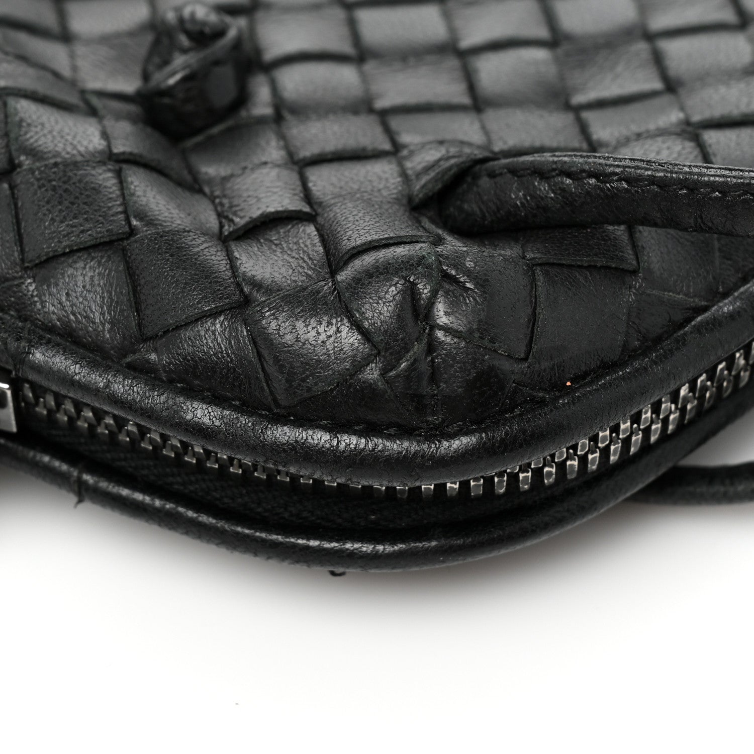 Bottega Veneta Nappa Intrecciato Nodini Bag Black 14 of 14