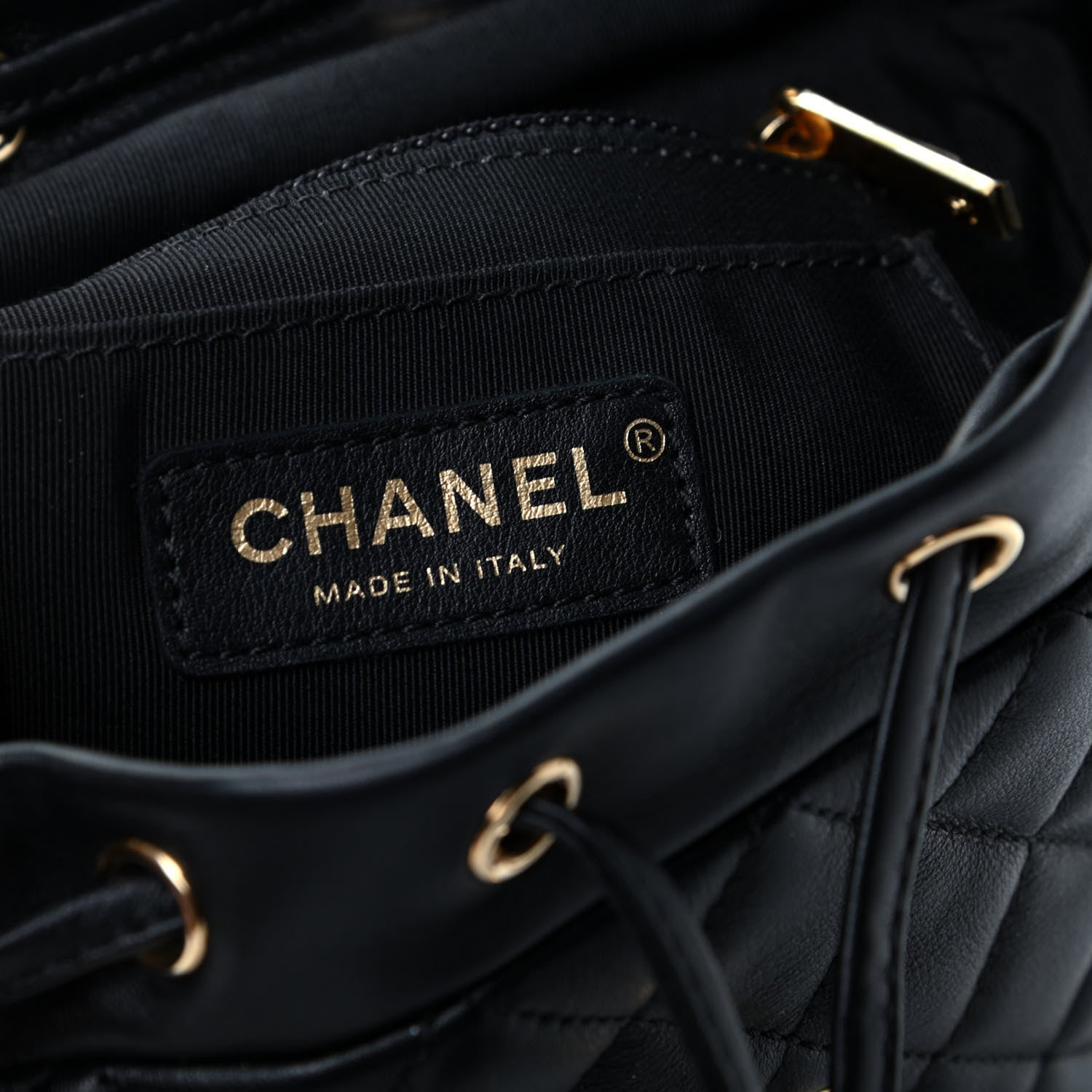 Chanel Calfskin Quilted Mini Urban Spirit Backpack Black 8 of 10