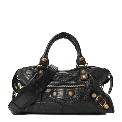Balenciaga Agneau Giant 21 Gold Hardware Part Time Black 2 of 19