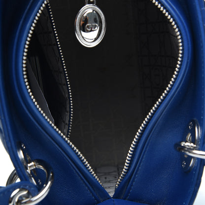 Christian Dior Lambskin Cannage Medium Lady Dior Blue Pastel 4 of 8