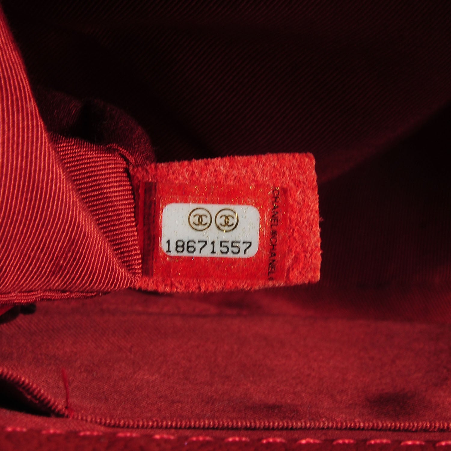 Chanel Iridescent Caviar Large Boy Flap Red 7 of 8