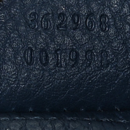 Gucci Soft Grained Calfskin Large Jackie Hobo Classic Blue Marine 6 of 11