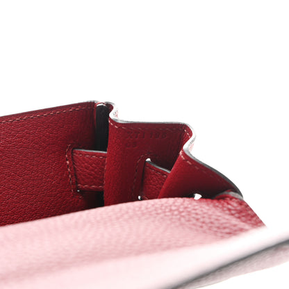 Hermes Togo Kelly Retourne 28 Rouge Grenat 7 of 11
