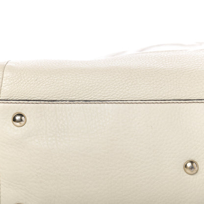 Gucci Pebbled Calfskin Medium Soho Shoulder Bag Off White 11 of 11