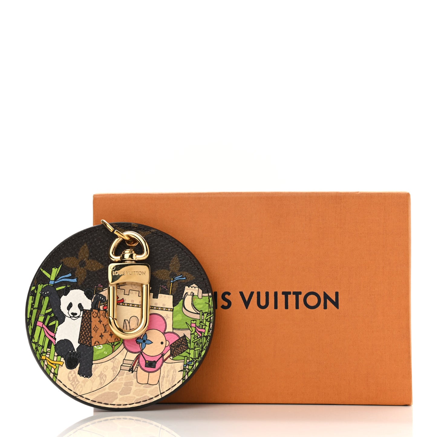 Monogram 2021 Christmas Animation China Wall Bag Charm Key Ring Myosotis Blue