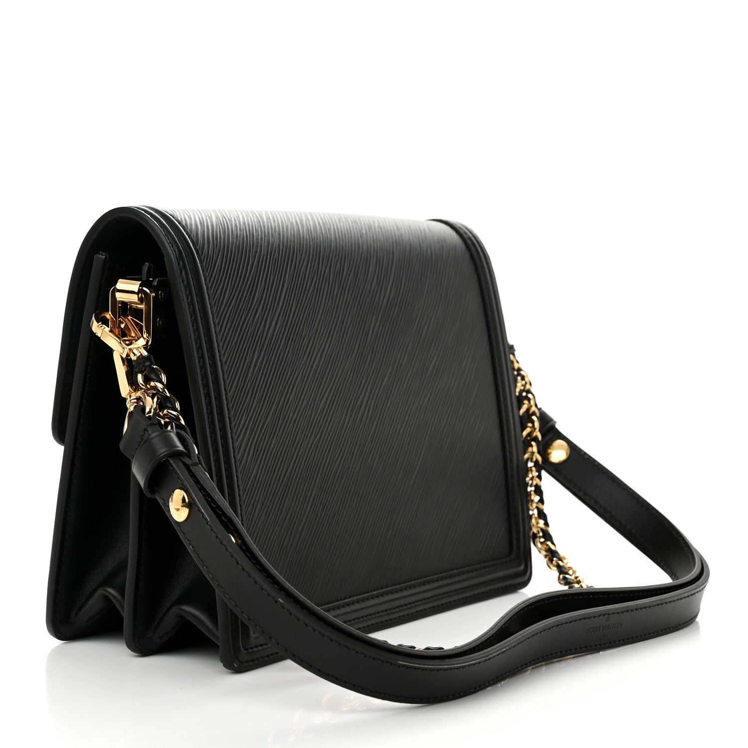 Louis Vuitton Epi Dauphine MM Black 3 of 10