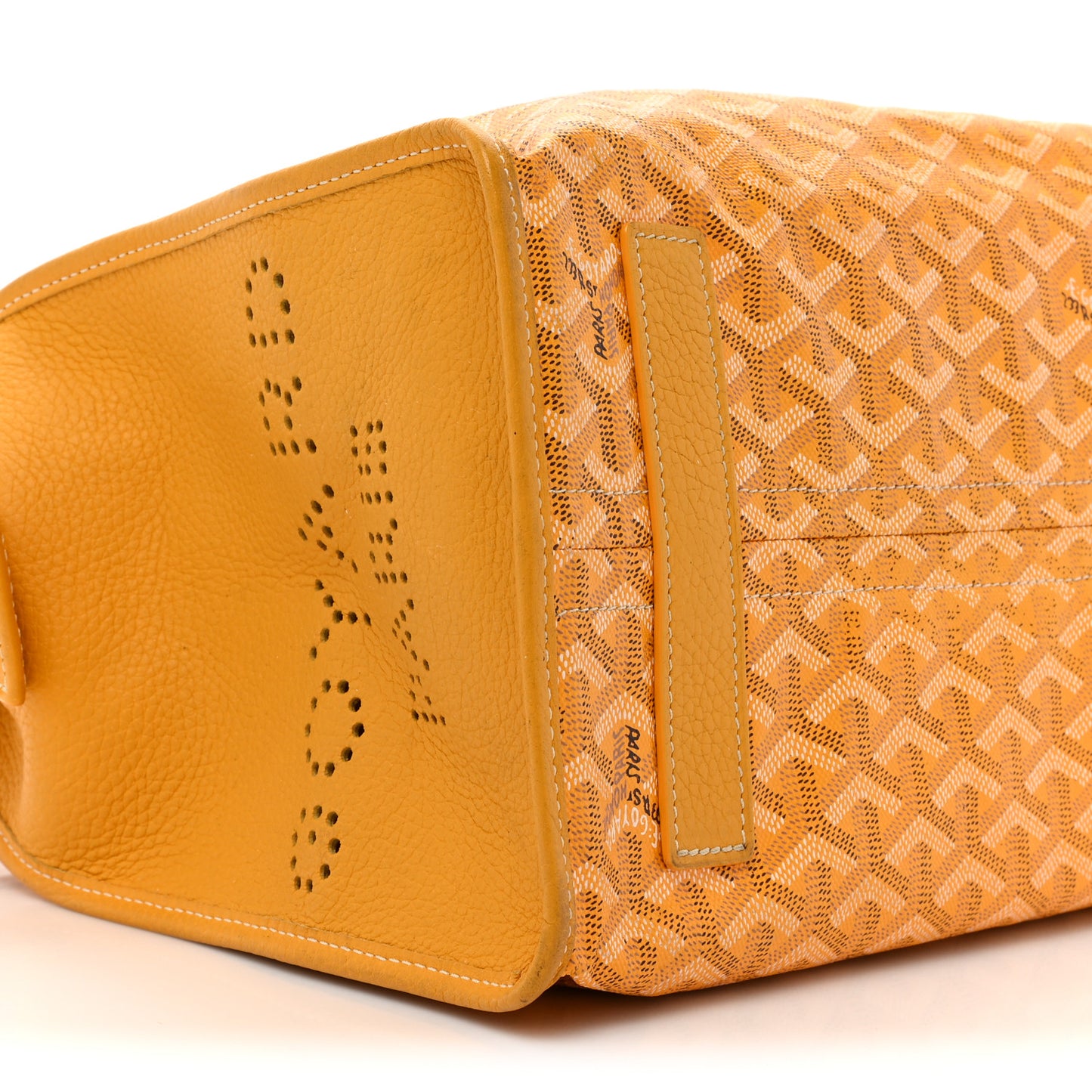 Goyardine Sac Hardy Pet Carrier PM Yellow