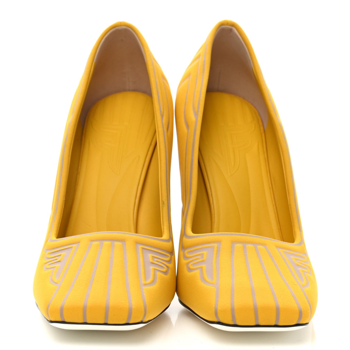 Stretch Fabric FFreedom Decollette Pumps 38.5 Rabat Desert