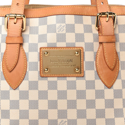 Louis Vuitton Damier Azur Hampstead MM 9 of 14