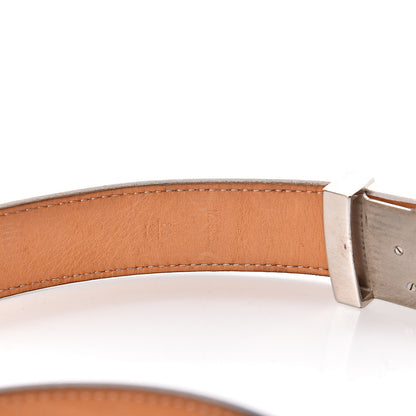 Louis Vuitton Epi 30mm LV Initiales Belt 80 32 Ivory 5 of 9