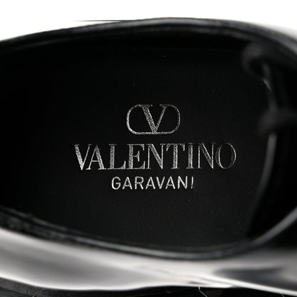 Valentino Garavani Calfskin Rockstud Womens M-Way Derby Loafers 38 Black 5 of 8