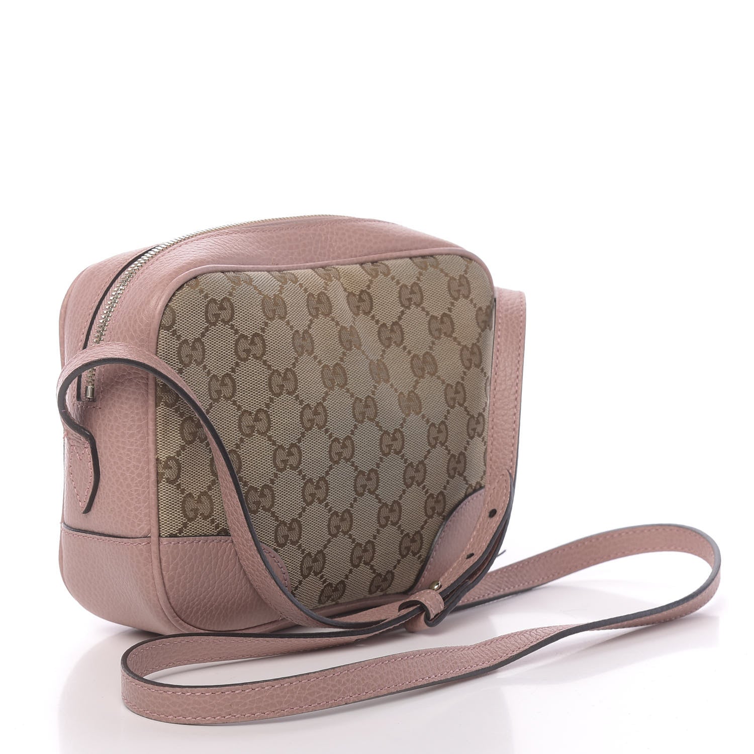 Gucci Monogram Mini Bree Messenger Bag Beige Soft Pink 3 of 11
