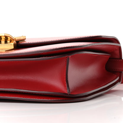 Celine Box Calfskin Medium Classic Box Flap Bag Red 10 of 10