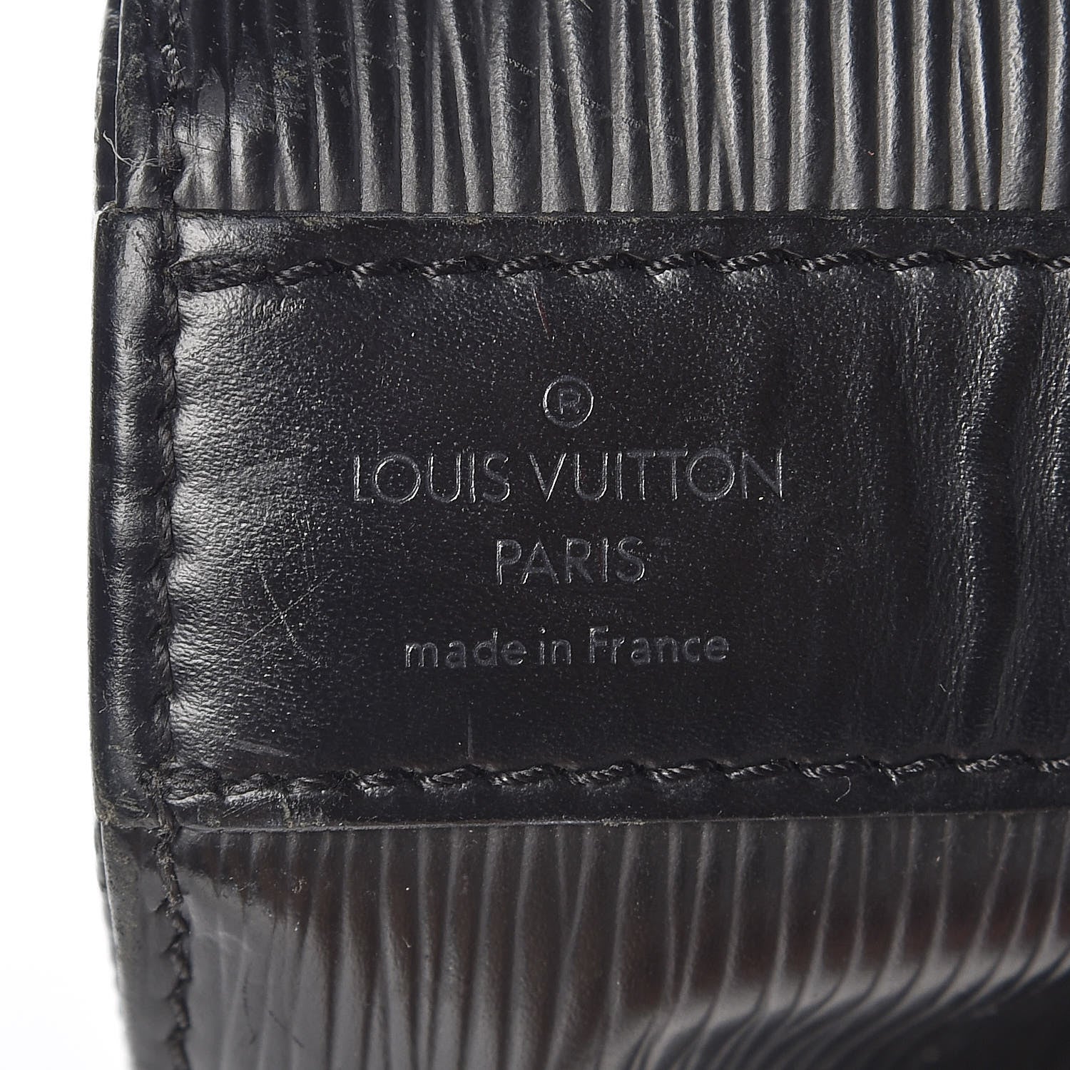 Louis Vuitton Epi Sac D'Epaule GM Black 6 of 10