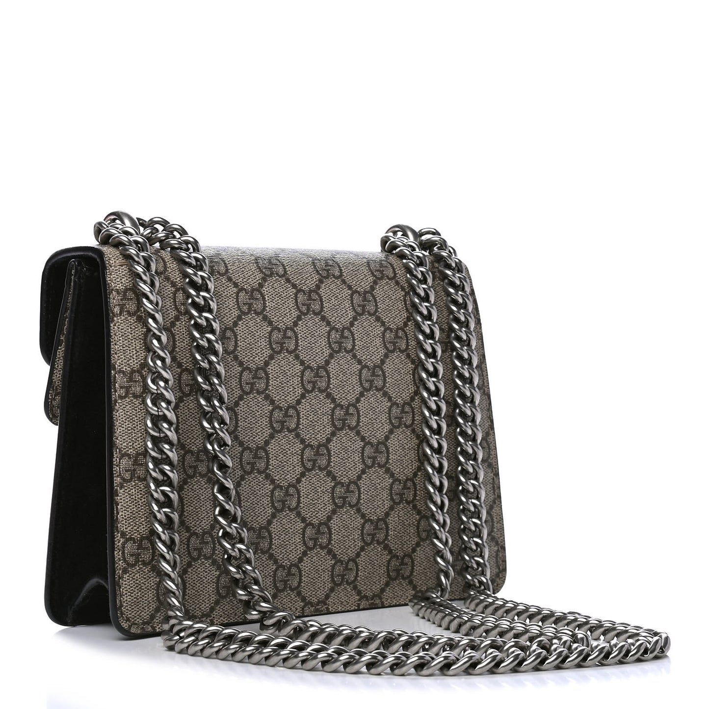 GG Supreme Monogram Mini Dionysus Shoulder Bag Black