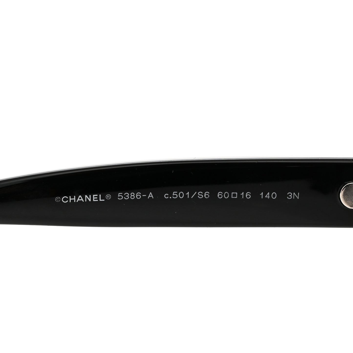 Acetate Butterfly CC Sunglasses 5386-A Black