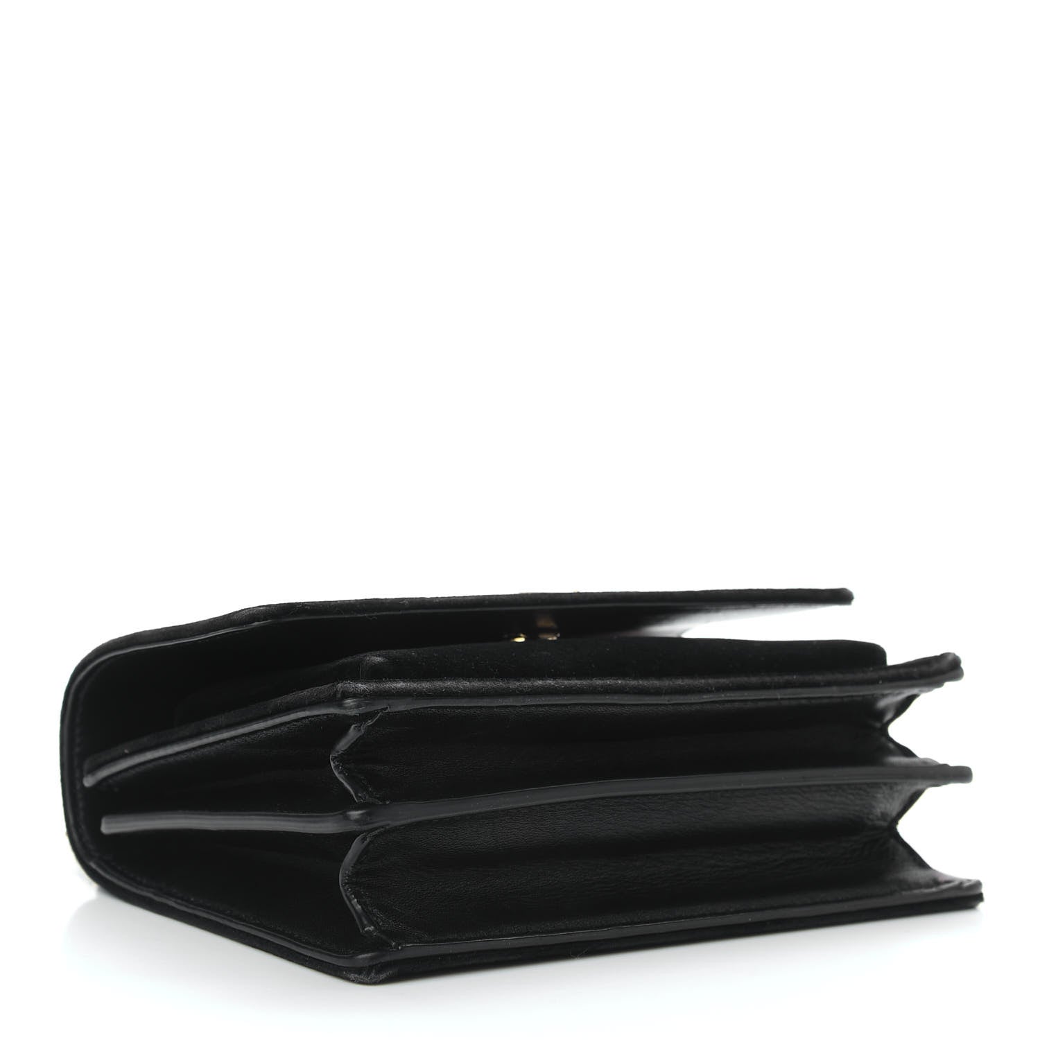 Saint Laurent Velvet Small Monogram Sunset Black 4 of 10