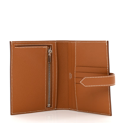 Hermes Epsom Bearn Compact Wallet Gold 5 of 7