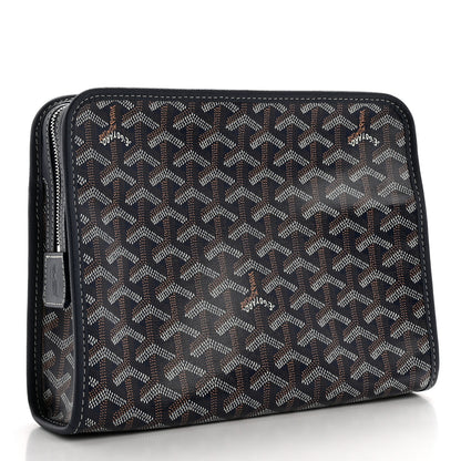 Goyard Goyardine Jouvence Toiletry Pouch Navy 3 of 7