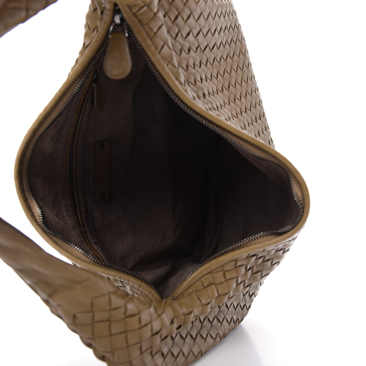Nappa Intrecciato Large Veneta Hobo Chene
